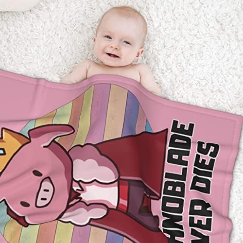 Cobertor Technoblade Technoblade, cobertor de bebê super macio de menino nascida menina de ar