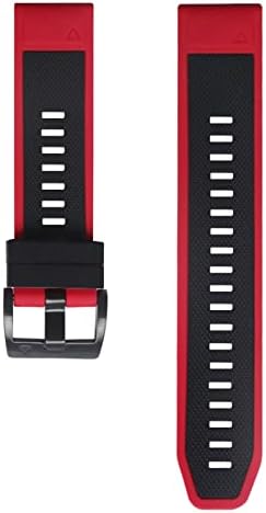 EEOMOIK Sport Silicone Watch Band Band Screp para Garmin Fenix ​​6x 6 Pro 5x 5 mais 3 h Smartwatch 22