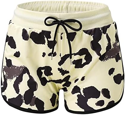Shorts casuais para mulheres verão salão confortável shorts de praia de coloração pura