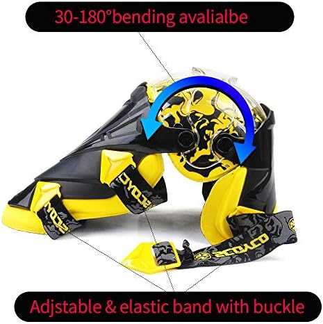 Guardas de joelho da Scoyco Racing, PP PE PE Hard Colision Evite Crash Rotatable para Moto/ATV/BMX