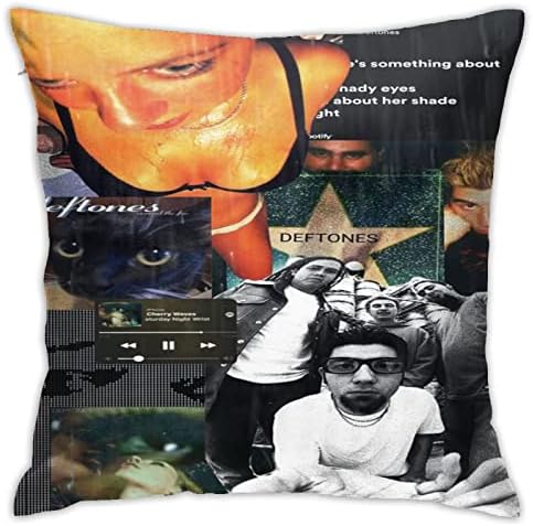 Capa do álbum Capa de travesseiro de arremesso de arremesso de 18 x18 para o quarto de música, almofada de