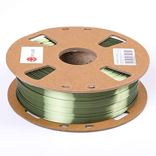 Kyuubi Silk Bronze 3D Impressora Filamento PLA 1,75 mm 1 kg brilho Silky Bronze brilhante como PLA