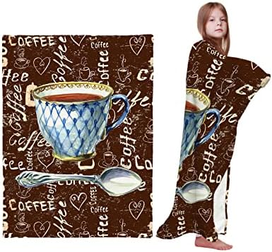 Cobertor de bebê - 30 x 40 - Retro Spoon Coffee Farmhouse super macio cobertores para meninos