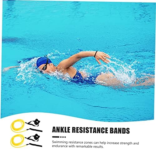 CLISPEED 3 conjuntos de natação Treinamento Cinturão Bandas de resistência de fitness Acessórios de ioga acessórios