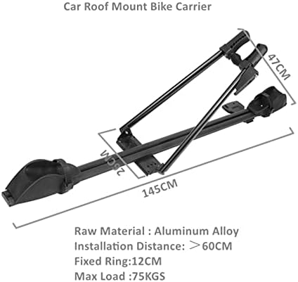 Transportadora de bicicleta vertical de montagem de teto médio
