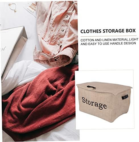 Zerodeko 1pc Caixa de algodão Caixas de armazenamento de algodão caixas de roupas para roupas de roupas armazenamento