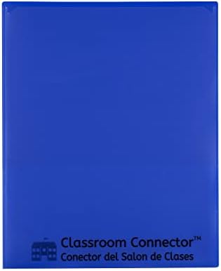 Pastas de escola para casa da sala de aula C-line, azul, 25 por caixa