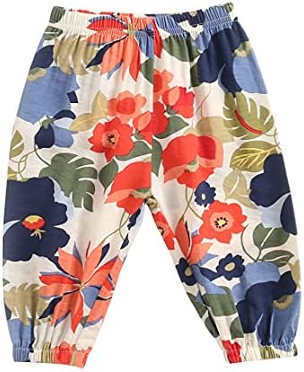 Pauboli Baby Bloomers calças florais macias para crianças 6m-4t