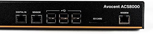 ACS8000 AVOCENTE VERTIV - Console serial 48 Port Console Server Modem Analógico de Energia CA Dual CA