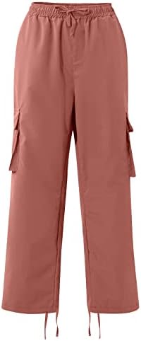 Calças de cordas de tração masculina calças casuais macacões de cor sólida de coloração multifachar