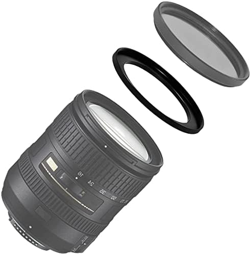 Ninolito de 58 mm a 82mm Lens de alumínio da câmera Anel de adaptador de anel de alumínio