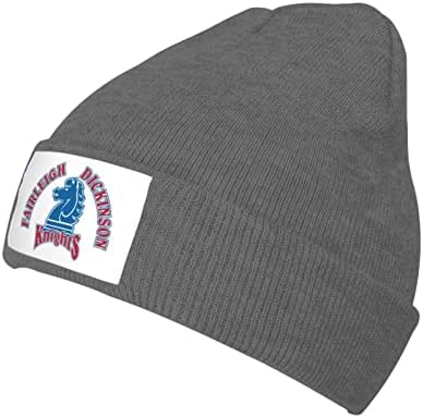 Cwokakde Fairleigh Dickinson Logotipo da Universidade Impressão Feanie chapéu de lã de lã de lã Fashion Work