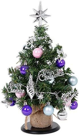 Árvore de decorações de Natal de Fifor Combtop sem luz, Mini Mini Árvore de Natal Artificial para