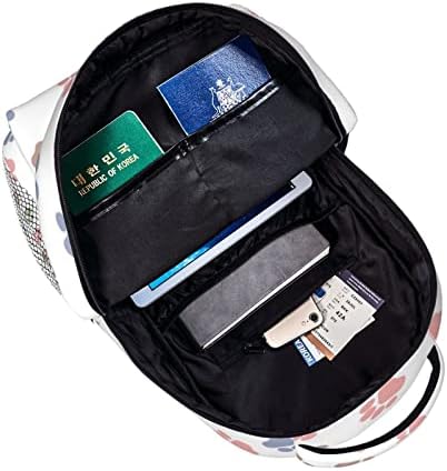 Rosihode Dog Paw Print Backpack, Fashion Travel Hucking Camping Daypack Computer Backpacks Bookbag