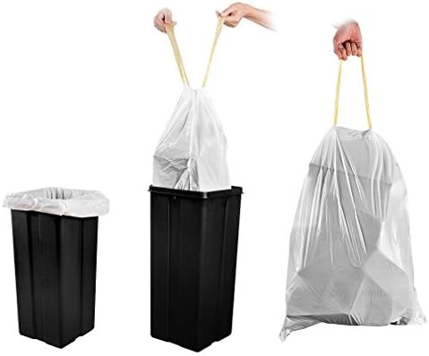 Sacos de lixo de Meidong, sacos de lixo 13 galões grandes de cozinha altos de cordão forte para lixo lixo lixo,