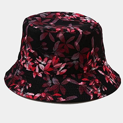 Chapéu de balde de chapéu de pescador de impressão de impressão de moda ao ar livre chapéus de sol