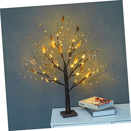 Lâmpada interna de lâmpada interna de árvore da árvore de fruta dourada 1pc 1pc para decoração Decoração de luz
