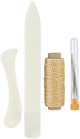 Ferramenta de costura de couro, costura prática de couro DIY costura cutucando o kit de ferramentas de mão de costura