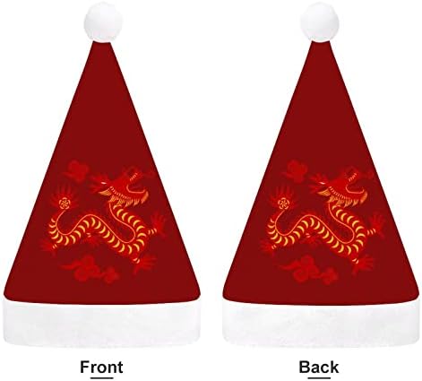 Chinês chinês chapéu de natal chapéu de santa engraçado chapéus de Natal chapéus para mulheres/homens