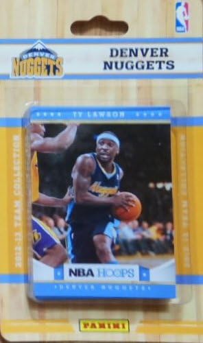 Denver Nuggets 2012 2013 Hoops Basketball Factory selou 10 Card Team Set
