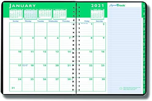 House of Doolittle 2021 Weekly e Monthly Planner Calendar, pista expressa, 8,5 x 11 polegadas, janeiro - janeiro