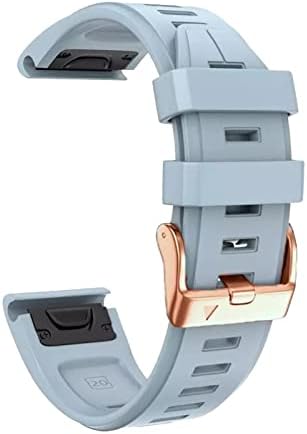 Hwgo 20mm Silicone Retwan Watch Band Band Strap para Garmin Fenix ​​7s 6s Pro Watch EasyFit Strap para Fenix ​​5s