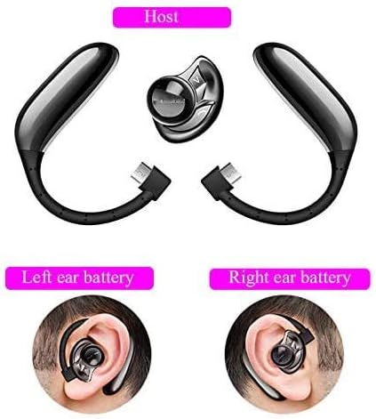 Earbuds sem fio youok Bluetooth5.0 fones de ouvido de 20 horas de reprodução esportiva com brotos de baixo de