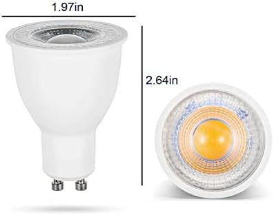 Lâmpadas LED de LED de 4 pacote XIANFEI 4, não adquiríveis, CRI> 80+, sem lâmpada led de luminosa substituição