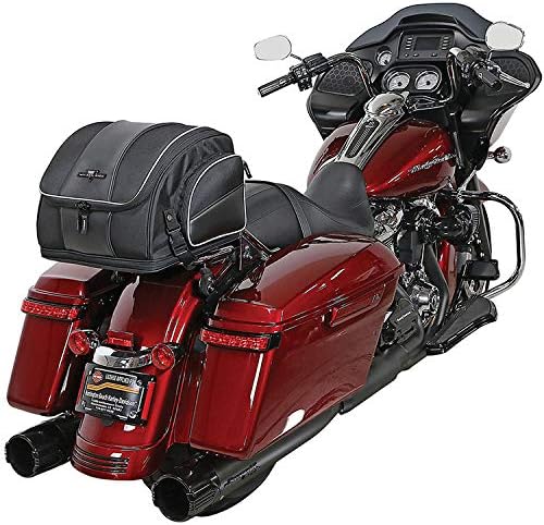 Nelson-Rigg Route 1 Weekender Backrest/Sissy Bar Rack Bag; Se encaixa em Harley Davidson, Indian,