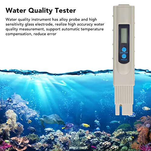 Testador de qualidade da água, medidor TDS digital portátil em casa 0 ~ 9990ppm sonda de liga de liga