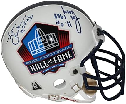 Mini capacete assinado no Hall of Fame Otto Graham, Creekmur, Renfro, Perry JSA 36474 - Mini capacetes