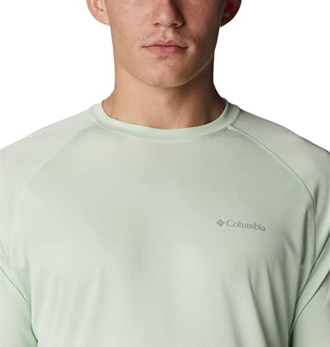 Camisa de manga comprida do garfo masculino de Columbia