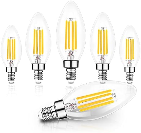 Elinkume E14 LED BULL, 3,8W, 110V, 38W Lâmpada incandescente E14 Equivalente a lâmpada, lâmpada LED de