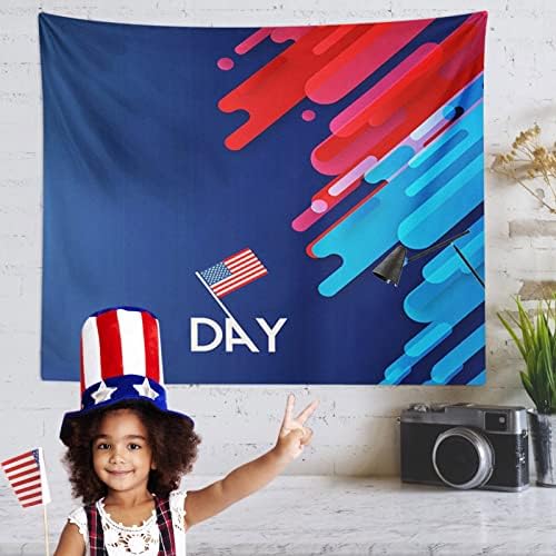 Decoração de festa American Flag Photo Patriótico Plano de pano da independência Decoração de festa