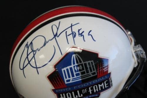 Eric Dickerson assinou o Mini Capacete do HOF Autograph Auto PSA/DNA AM17167 - Capacetes NFL autografados