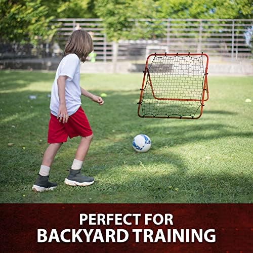Rinkmaster Backyard Rebounder, Prática de futebol e equipamentos de treinamento, todas as idades e níveis de habilidade