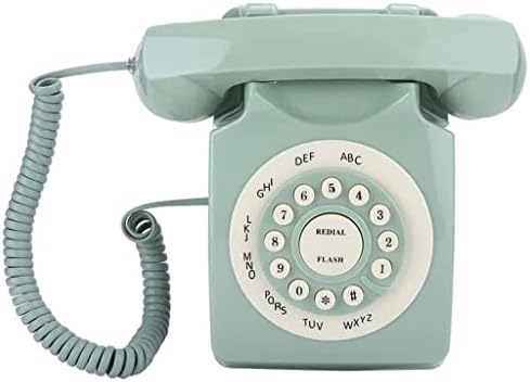 N/A Retro Vintage Telefone Europeu Vintage Desktop Fixo Linha fixa para casa