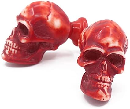 RII Skull Decorative Resin Cleacta Boneca para móveis, cômodos, armário, gaveta de viveiro e gabinete, aparadores