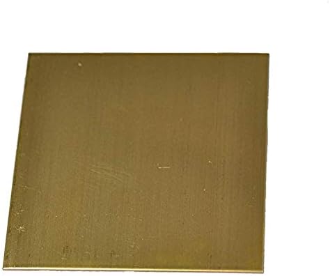 Yuesfz Brass Capper Placa de folha de metal Materiais industriais de resfriamento crua H62 Cu 150mmx150mm,