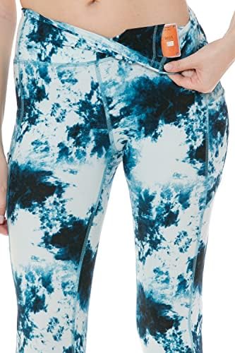 Leggings Depot Cintura alta 7/8 leggings for women calças de ioga com bolsos