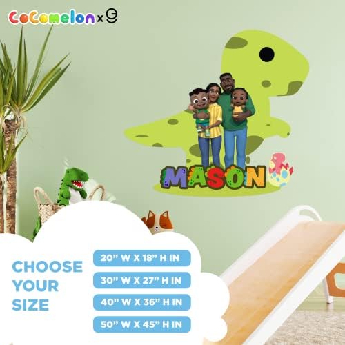 Nome personalizado Família de Cody Cocomelon Kids Wall Decal