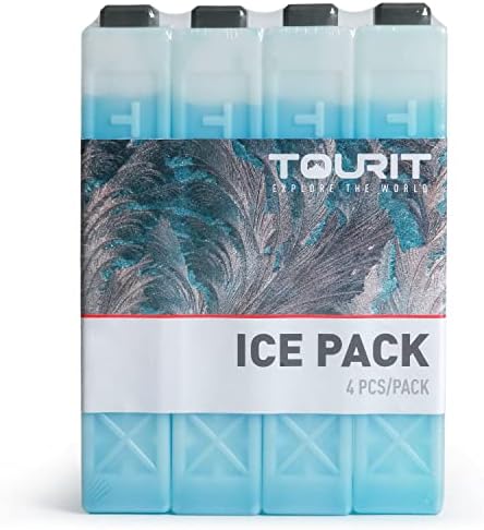 Backpack do Cooler Turit e 4 Pacotes de Gelo Barganha Combinação Perfeita