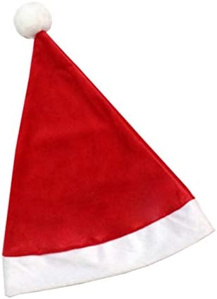 ABAODAM 1PC Red Santa Claus Hat chapéu de Natal Decoração de canto para crianças adultas de decoração