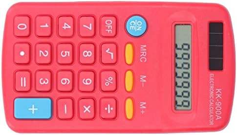Mini calculadora, tela LCD Exibir material abdas calculadoras de duração de bateria longa para
