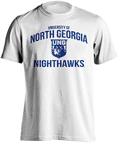 North Georgia Nighthawks Retro angustiado T-shirt de manga curta