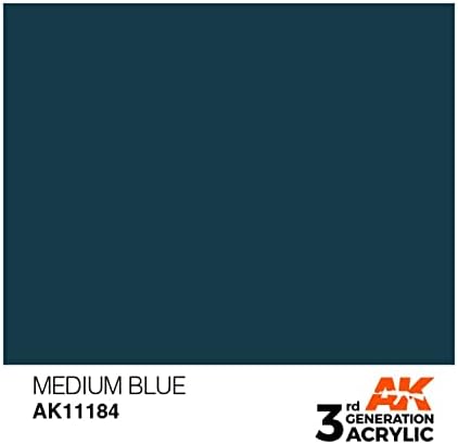 AK interativo 3rd ger acrílico azul médio 17ml