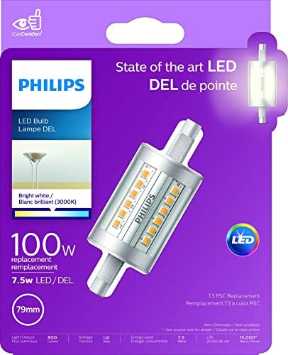 PHILIPS LED LED CLARO NÃO DIMMENTENÁVEL 7.5W LED LED, Título 20 Compatível