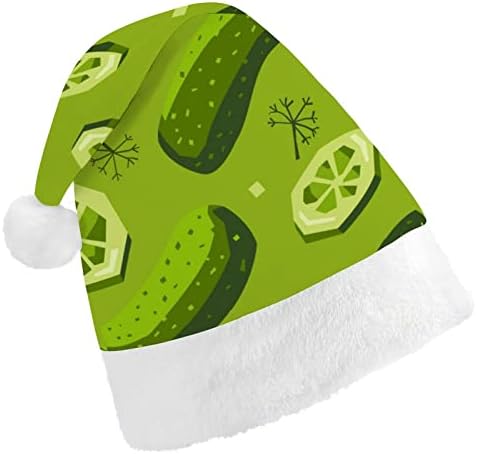 Pickles e Dill Christmas Hat Hat Papai Noel para adultos unissex Comfort Classic Xmas Cap para o feriado