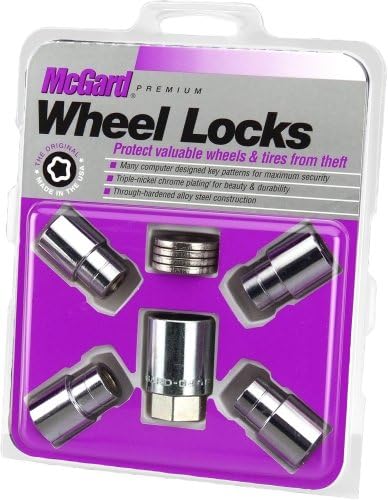 McGard 21156 Chrome Regular Hashanw Wheel Locks - Conjunto de 4