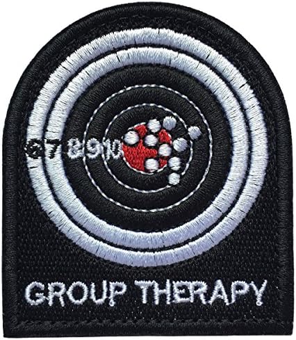 Terapia do grupo NCYDA Target Tactical Decorative Hook Loop Fisker Patch